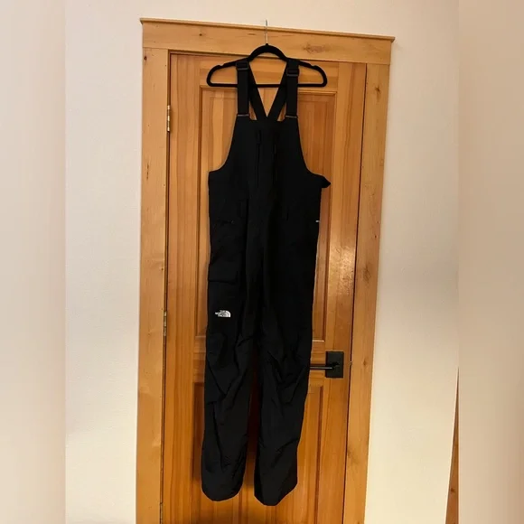 The North face Women's Black Ski Bib - Picture 1 of 6